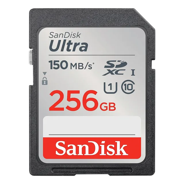 SanDisk Ultra SDXC 256GB Class 10 150MB/s Memory Card