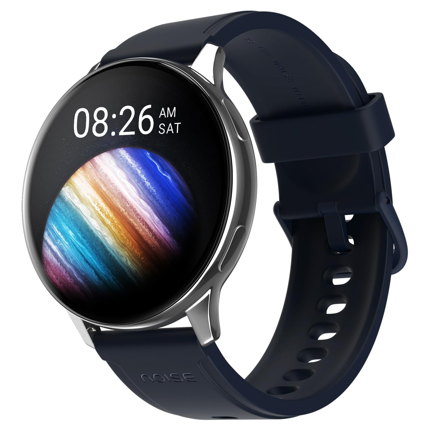 Noise Newly Launched Vortex Plus 1.46” AMOLED Display, AoD, BT Calling, Sleek Metal Finish, 7 Days Battery Life, All New OS with 100+ Watch Faces & Health Suite (Space Blue)