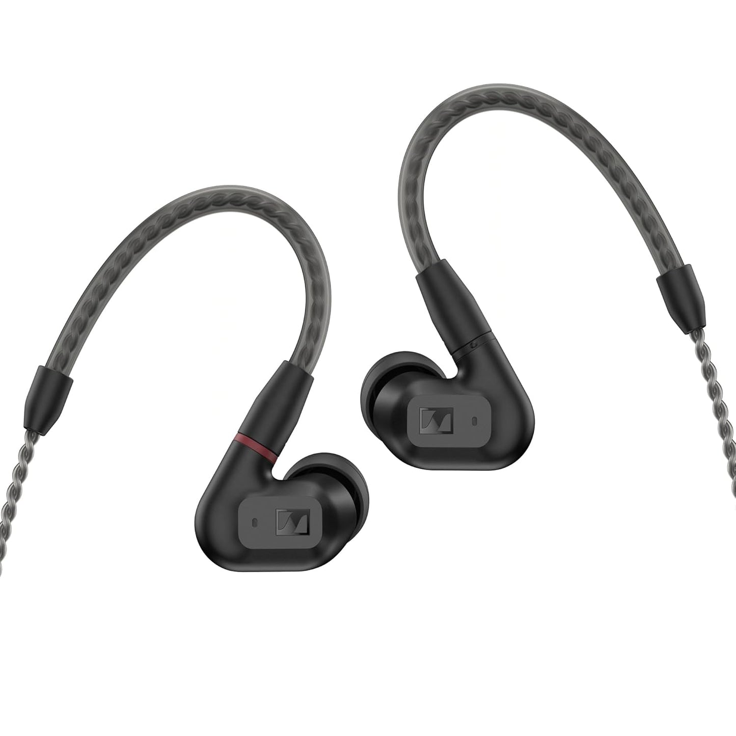 Sennheiser IE 200 in-Ear Audiophile Headphones, German Design, 7mm Wide Band Driver, Detachable MMCX Cable, Flexible Ear Hooks, Balanced Tuning, Rich Bass, Perfect for Gaming, 2Y Warranty