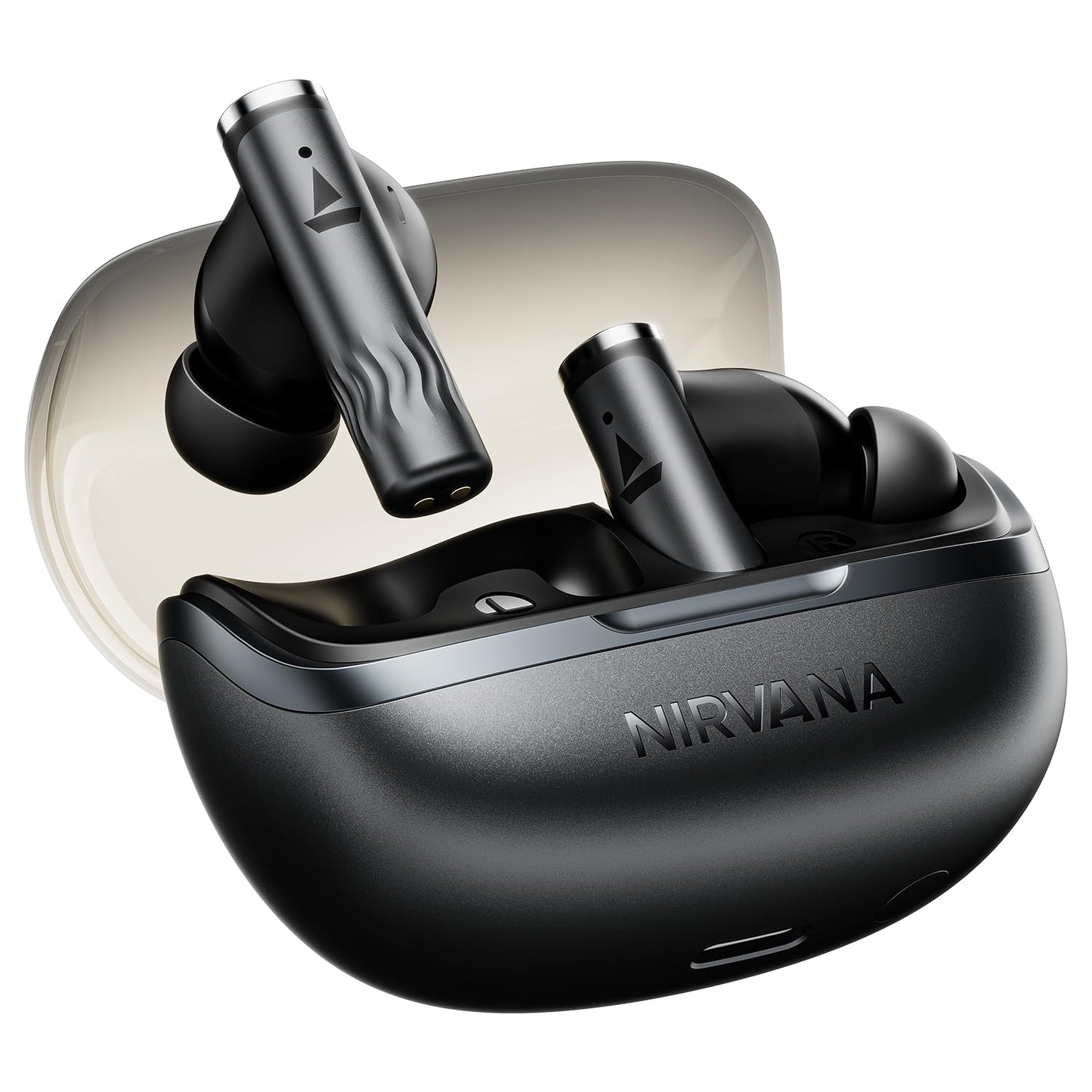 boAt Nirvana Zenith Pro TWS Ear Buds Wireless Earphones with mic (Velvet Grey)