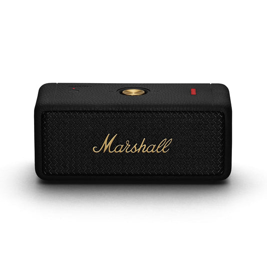 Marshall Emberton II 20 W Wireless Bluetooth Portable Outdoor Speaker (Black & Brass)