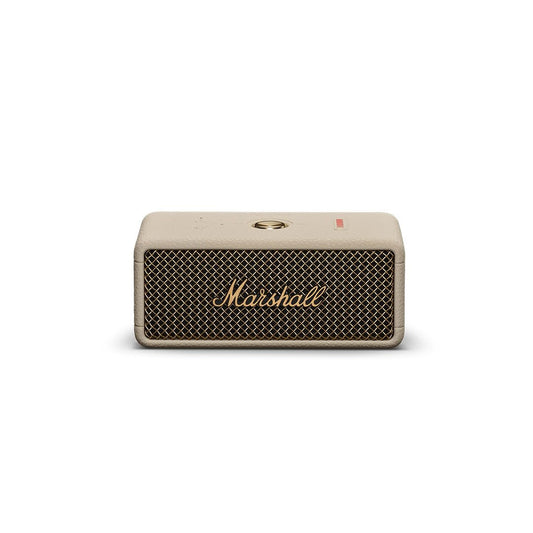 Marshall Emberton III Compact Portable Bluetooth Speaker with 32+ Hours of Playtime, (360° Sound), Dust & Waterproof (IP67) – Cream.