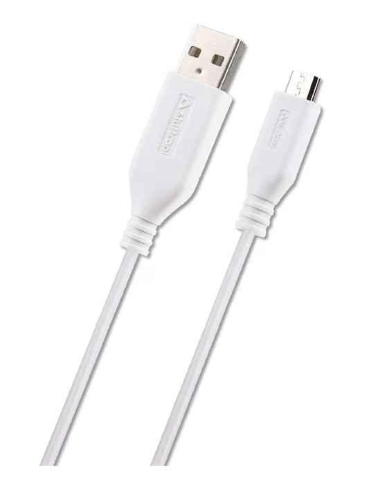 Stuffcool Celer 2.4 Amp 1 Metre Micro USB Cable, White