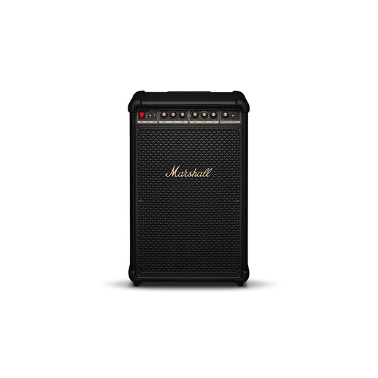 Marshall Bromley 750 Portable Wireless Party Speaker - Loud Stereo Sound with Bass and Treble Controls | Bluetooth, 3.5 mm Aux, RCA, Microphone, Instrument Inputs | LED Lights - Black and Brass