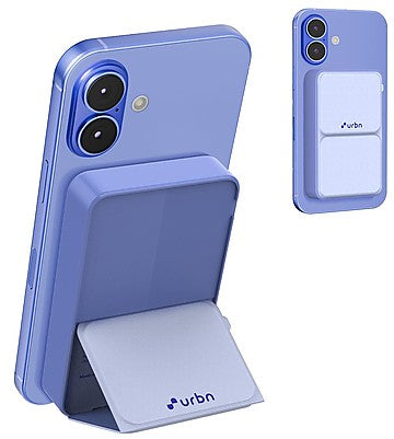 Urbn Stand Magsafe UPR115 10000 mAh Power Bank with Foldable Stand, 15W Fast Wireless Charging (Ultra Marine)