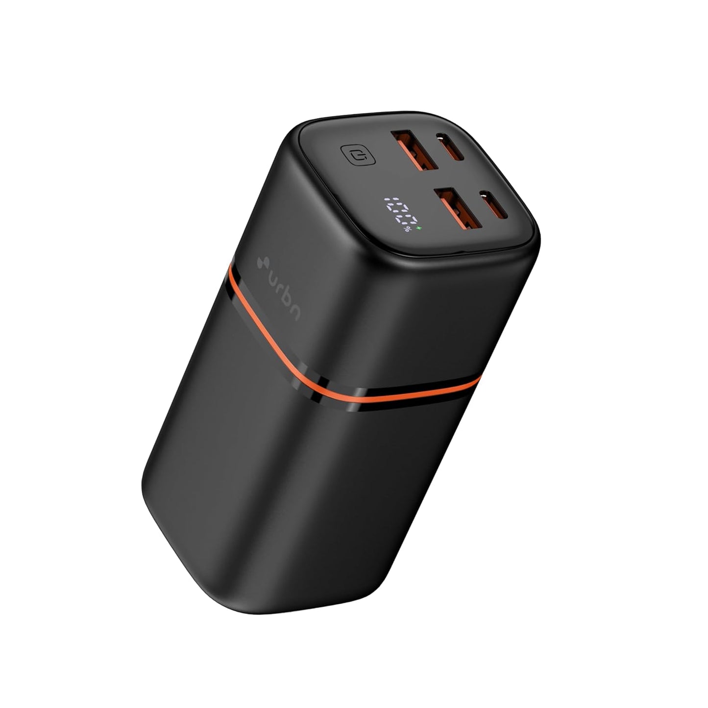URBN 20000 mAh 70W Premium Nano Power Bank - Black