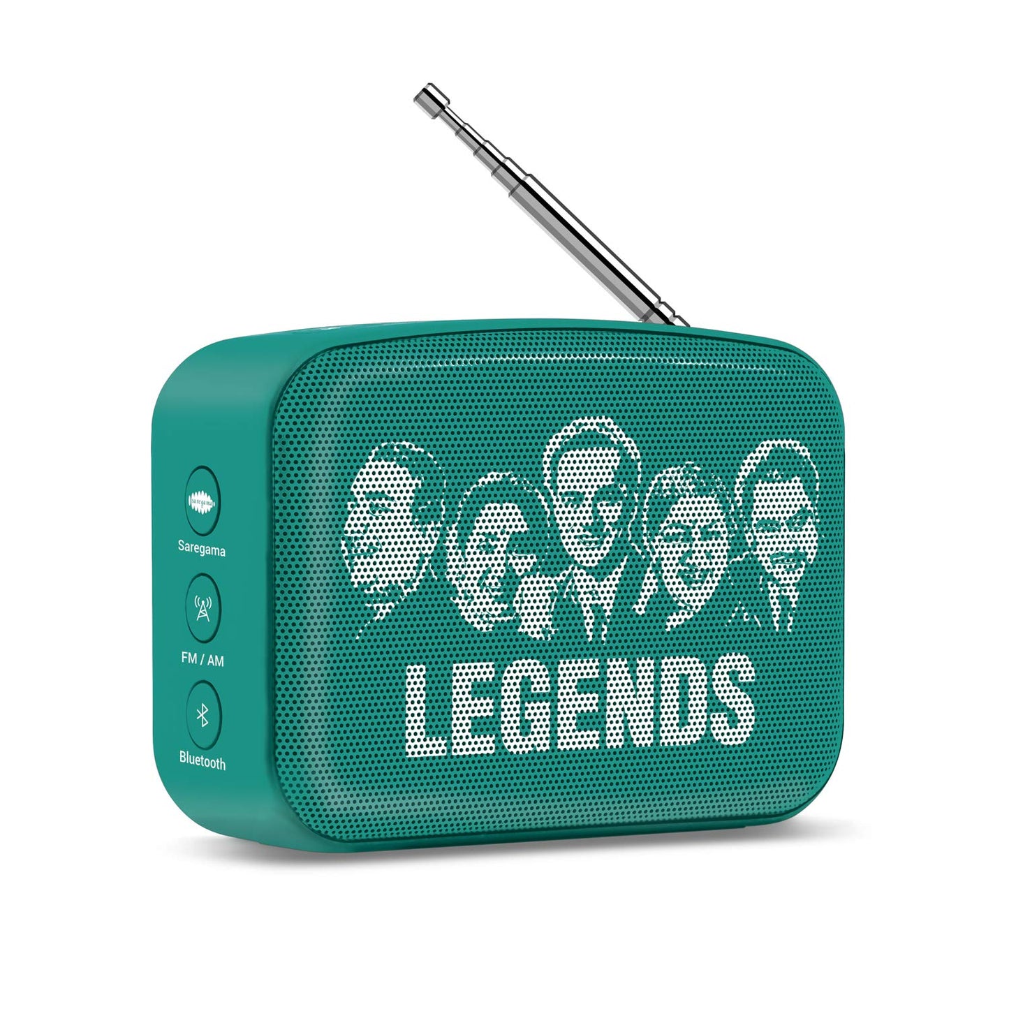 Saregama Carvaan Portable Mini Hindi 2.0- Music Player with Bluetooth/FM/AM/AUX, AC (Mint Green)