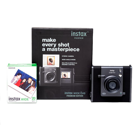 Instax Wide Evo Premium Edition Combo Box with 20 Shots Wide Films